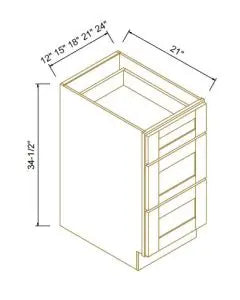 Vanity Drawer Base - Coastal