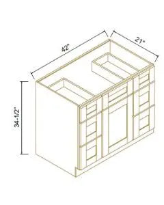 Vanity Combo Cabinet - Coastal