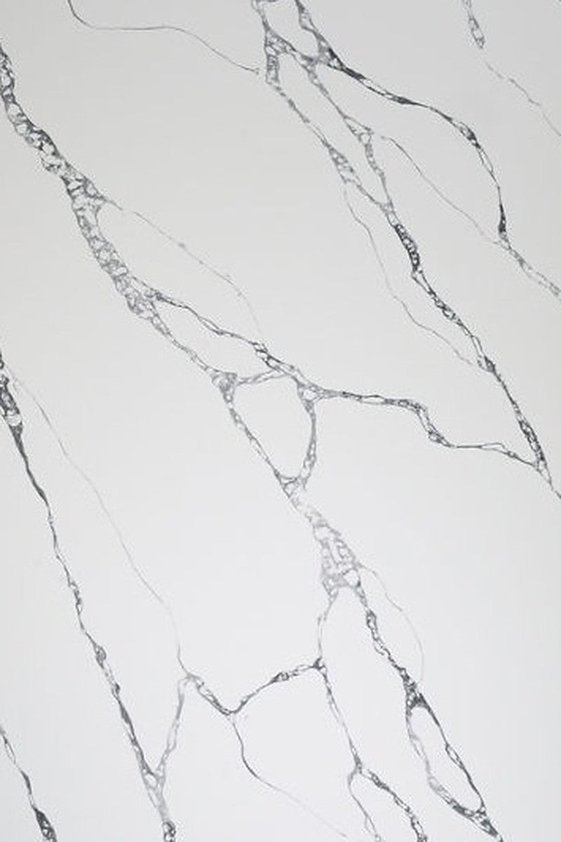 Venetian Black Quartz countertop slab