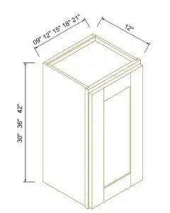 42" High Wall Cabinet - Coastal