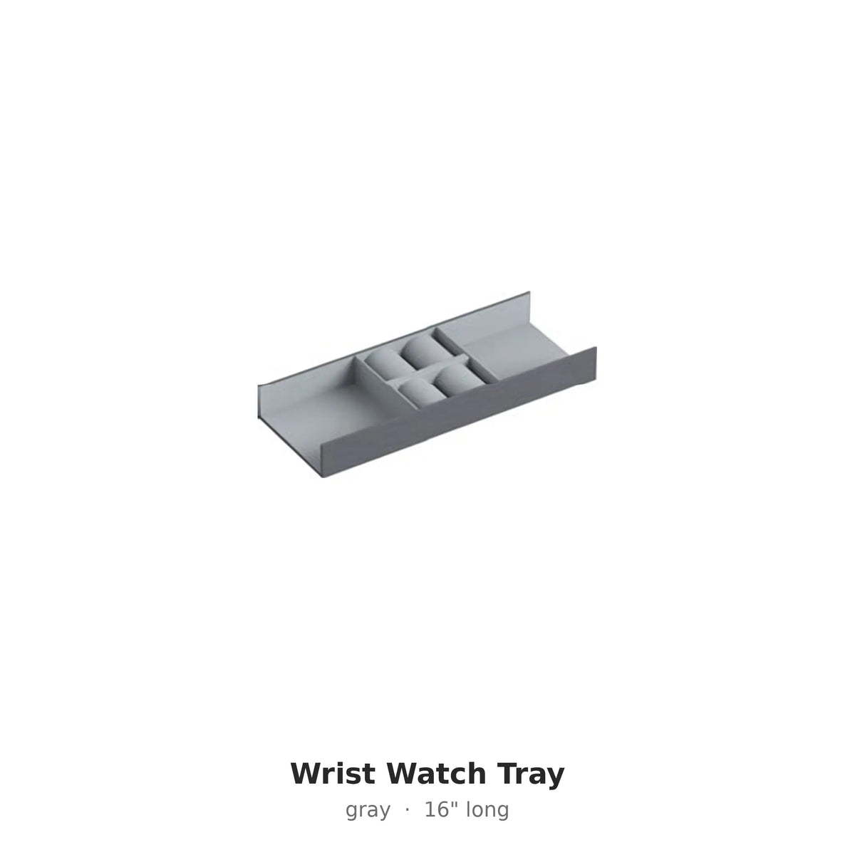 Wrist Watch Tray, gray – Modern Closet