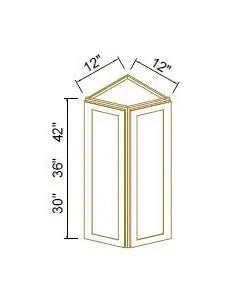 Wall End Angle Cabinet - Coastal