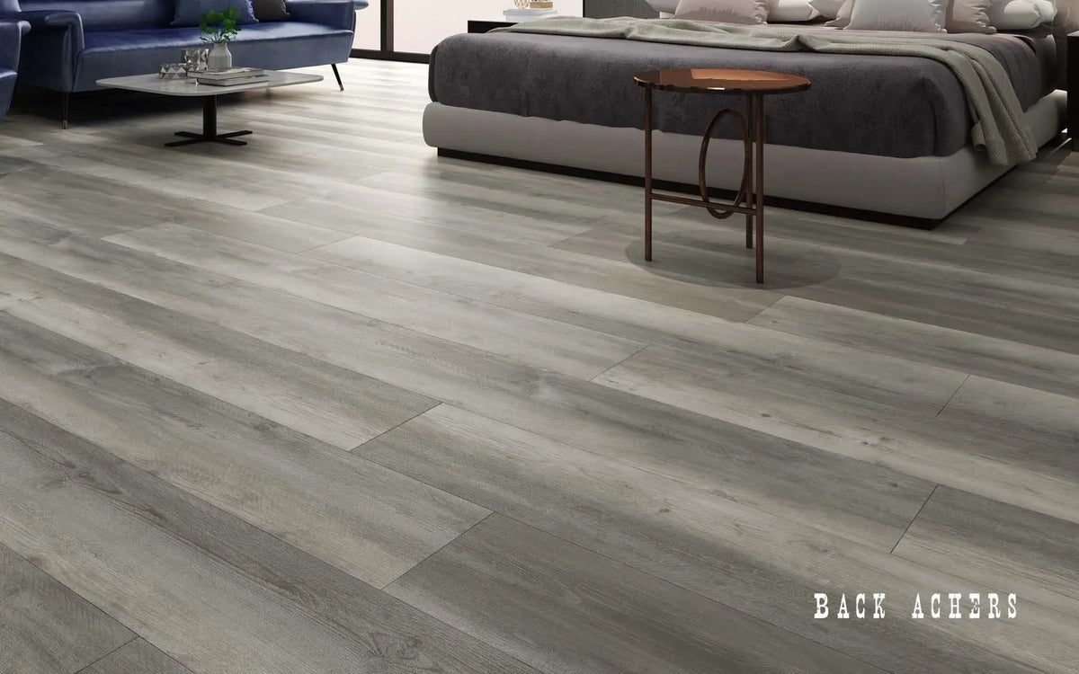 Rigid Core Wide Plank Waterproof Vinyl Flooring, Back Achers - Cabinet Sales Center