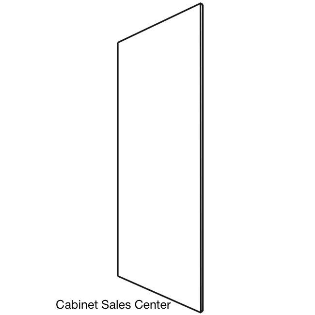 Refridgerator End Panel - Modern Line - Cabinet Sales Center