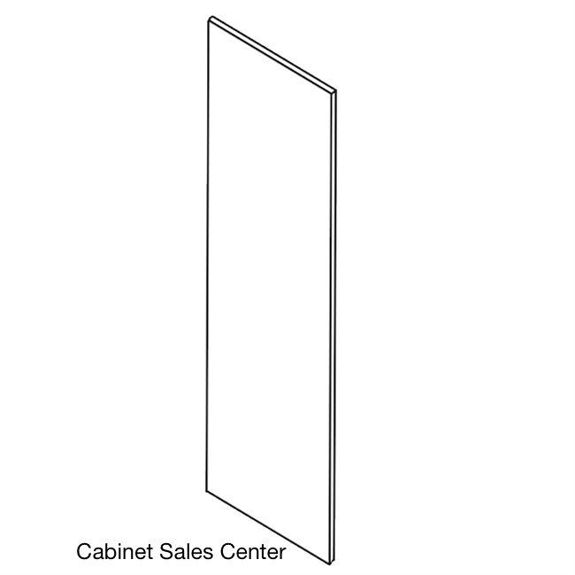 Matching Wall End Panels - Modern Line - Cabinet Sales Center
