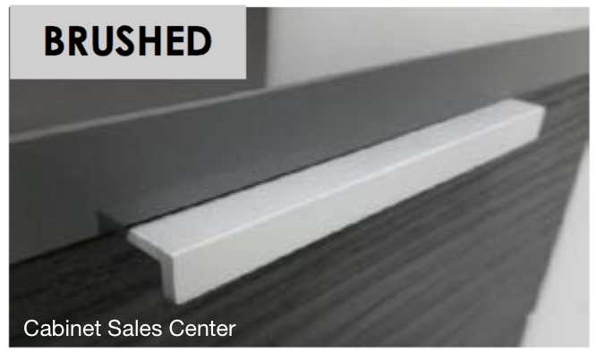 Handle - 5" and 10" Brushed - Modern Line - Cabinet Sales Center