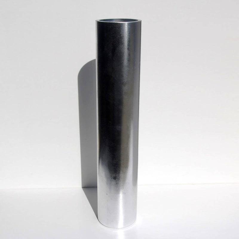 GILT 20" Glass Cylinder Centerpiece Vase - Cabinet Sales Center
