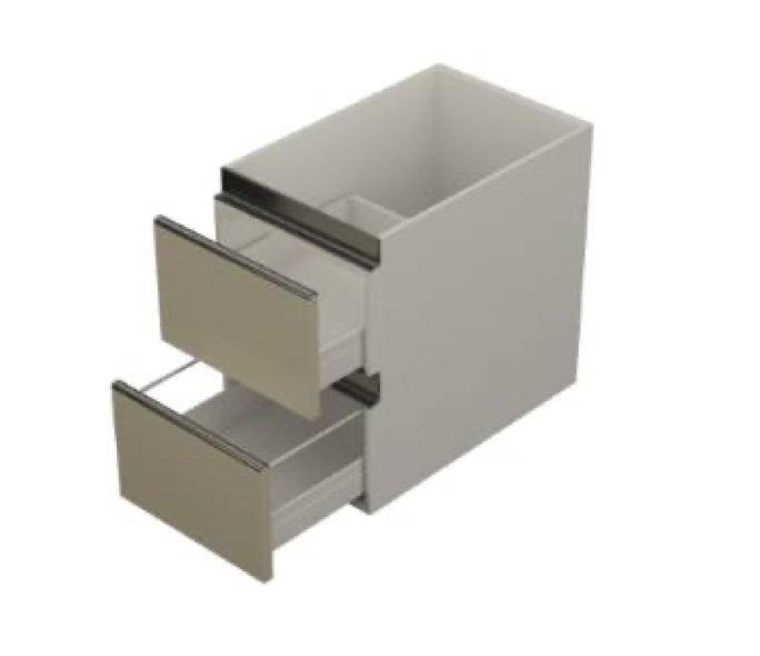 Floating Vanity Drawer Base Cabinet - Modern Gola Line - Cabinet Sales Center