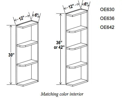 Open End Shelves - Ultimate - Cabinet Sales Center