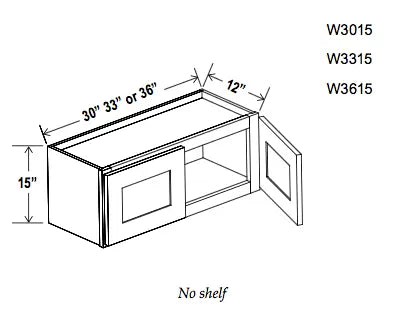 15" High Double Door Wall Cabinet - Ultimate