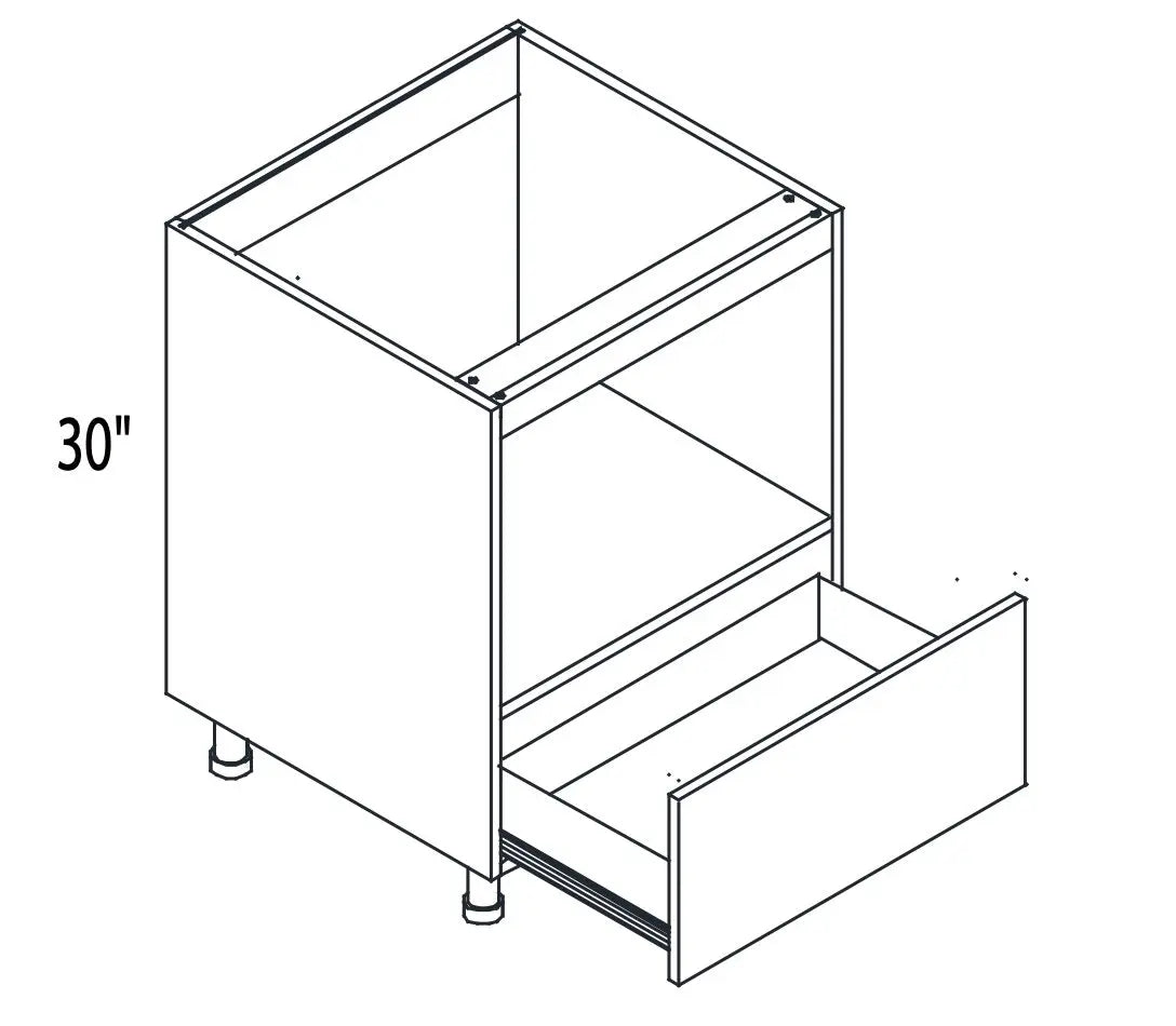 Microwave Base Cabinet - Modern Line - Cabinet Sales Center