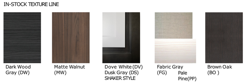 Outside Corner Moulding for Dove White & Dusk Grey - 8' - Modern Line - Cabinet Sales Center