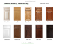 Wall Bridge Two Door Cabinets - Traditional Line - Cabinet Sales Center